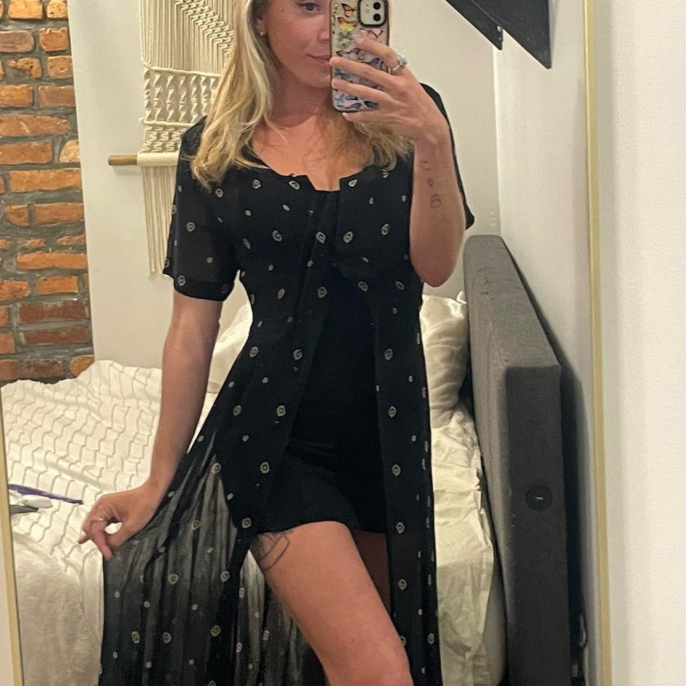 Victoria Holley Vintage Button Up Duster / Dress